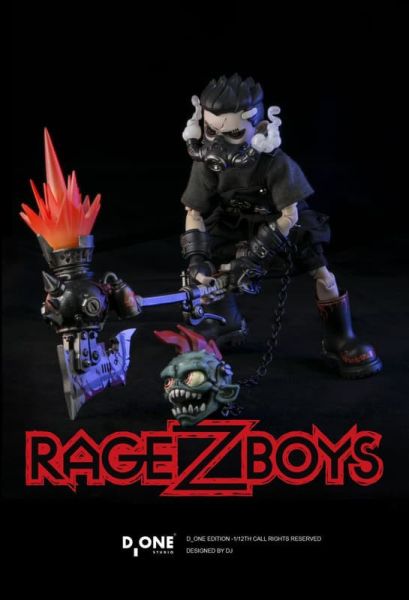預購26年6月 D_ONE工作室 RAGE-ZBOYS系列 1/12 可動 牙仔 失控版 