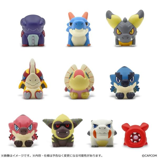 預購26年4月 CAPCOM 盒玩 魔物獵人 魔物指套收藏集 指偶 第2彈 中盒10入 