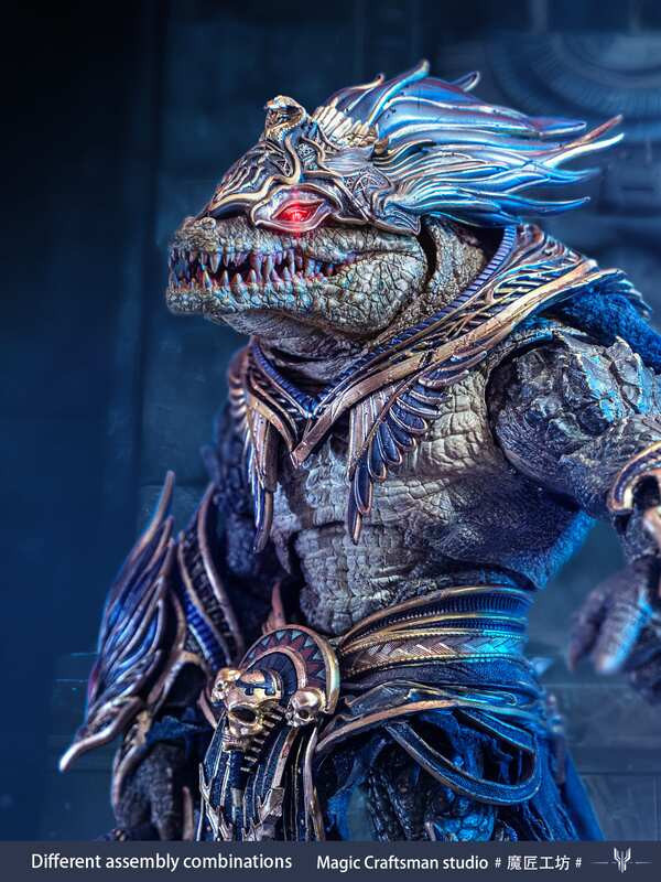 預購26年Q3 魔匠工坊 亂神殿系列 原創鱷魚 埃及 索貝克 荒漠巨鱷 1/12 可動 0206 
