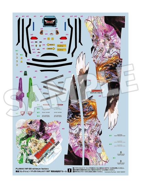 預購4月 PLAMAX 組裝 超時空要塞F MF-98 機頭系列 YF-29 GALAXY SET 