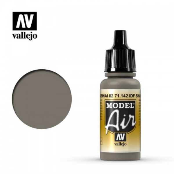 西班牙 Vallejo AV水性漆 Model Air 71142 IDF西奈半島灰色 17ml 
