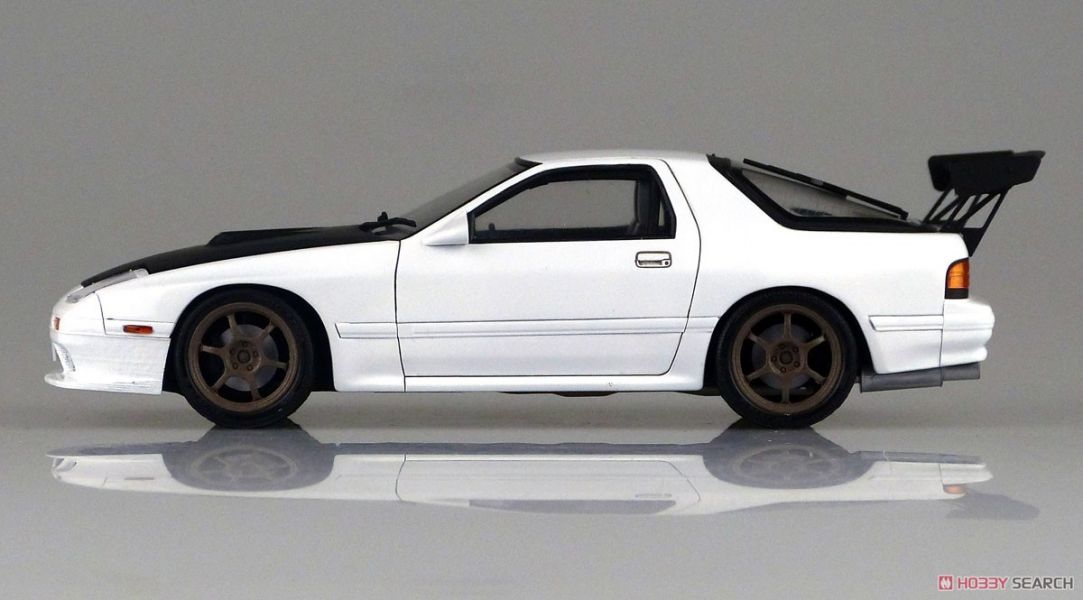 青島社AOSHIMA 1/24 汽車模型頭文字D No.7 高橋涼介FC3S RX-7 箱根對決 