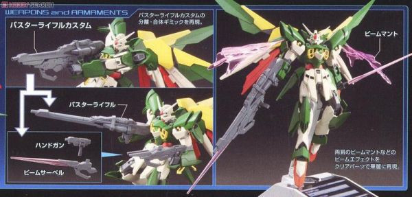 萬代 BANDAI 1/144 鋼彈模型 HGBF#017 重生鳳凰鋼彈 