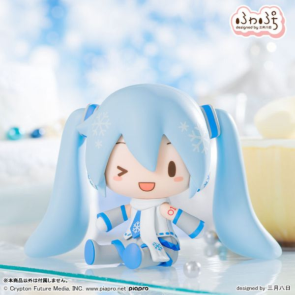 預購26年2月 SEGA 初音未來系列 ふわぷち Q版掌上坐姿 雪初音 