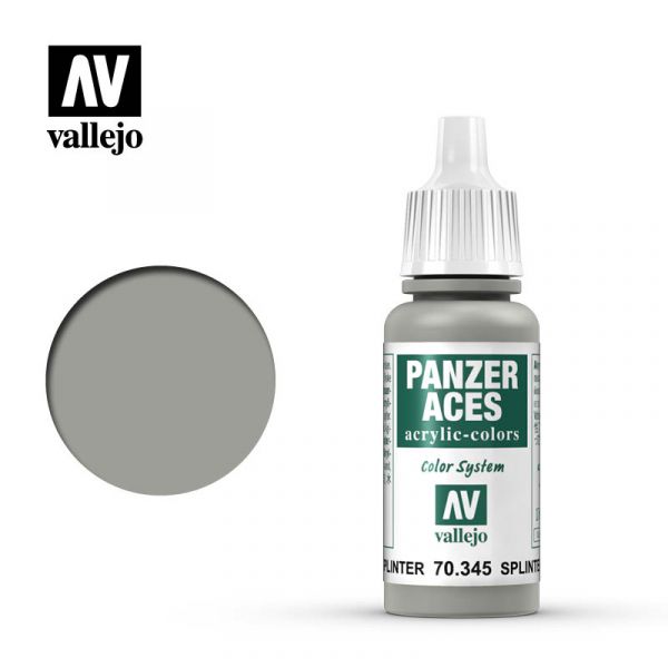  Acrylicos Vallejo - 70345 - 裝甲王牌 Panzer Aces - 碎片迷彩 底色 Splinter Cam. Base - 17 ml. 