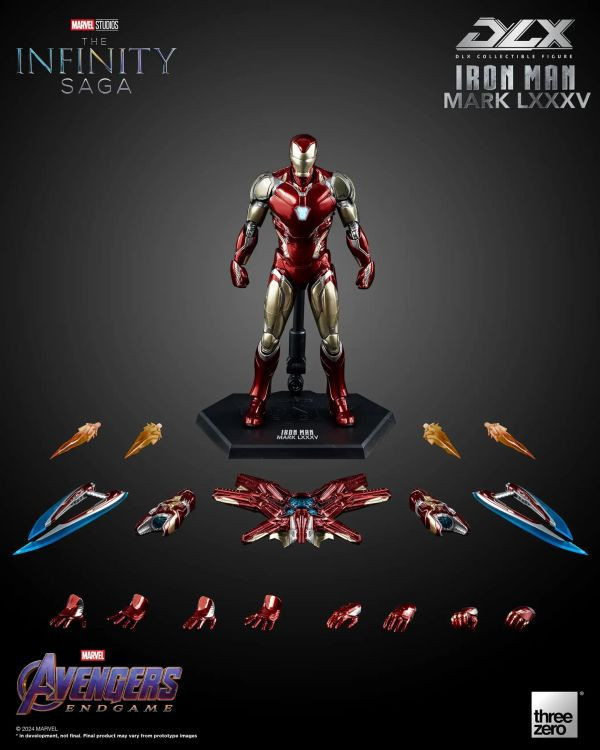 現貨 THREEZERO DLX 鋼鐵人 Mark 85 17.5cm 可動公仔 