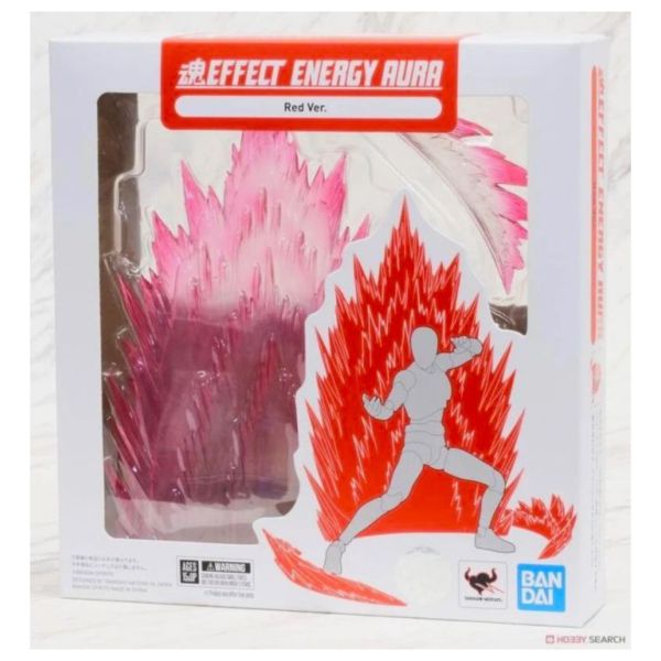 萬代 BANDAI 魂EFFECT 氣場光芒特效 ENERGY AURA 紅ver SHF、可動公仔通用 