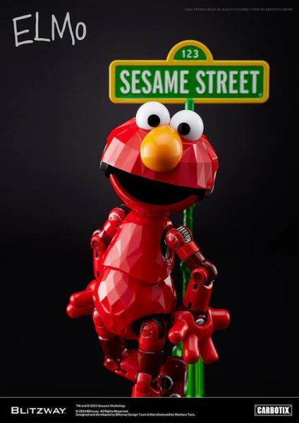 BLITZWAY 芝麻街 CARBOTIX ELMO 艾蒙 可動完成品 