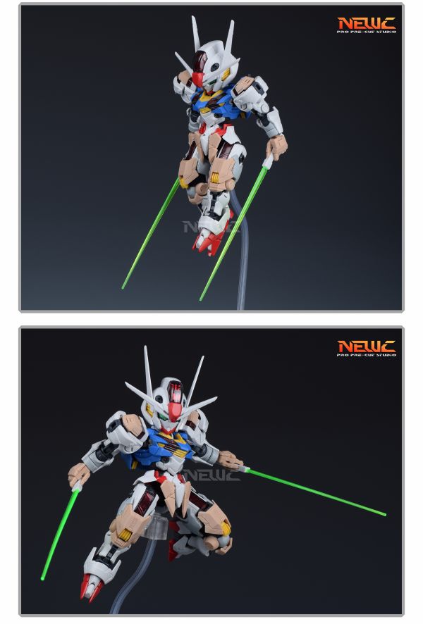 預購10月 新月 MGSD 風靈鋼彈 4對造型手+特效光劍+盾牌填充件 