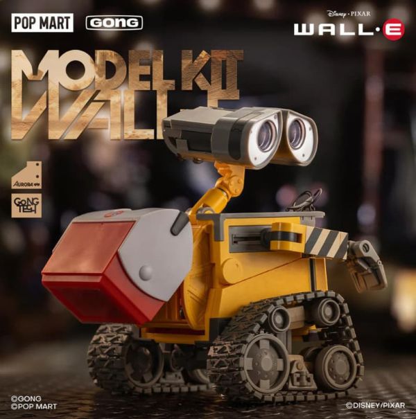 預購2月 POPMART 泡泡瑪特 共鳴 GONG 迪士尼 瓦力 WALL-E 塑膠組裝模型 L0105 