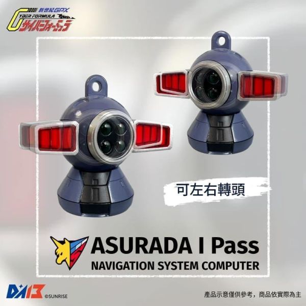 預購12月 DA13 閃電霹靂車 GPX阿斯拉機械頭造型一卡通 感應發光款 動畫配色 