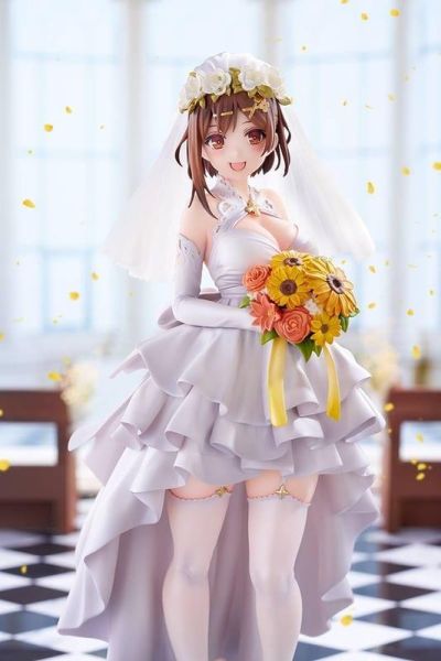 預購27年4月 QuesQ 萊莎的鍊金工房 萊莎琳 斯托特 婚紗禮服Ver 1/7 