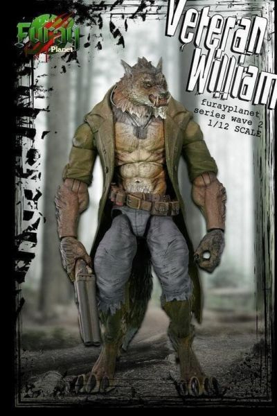 預購11月 1/12 可動 MU-FP002B 福瑞星球 狼人 老兵威廉 異色版 棕狼