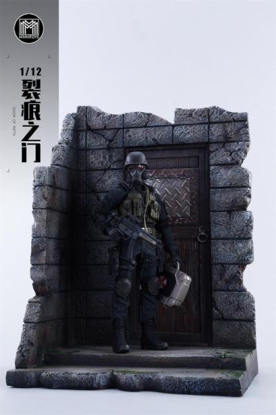 預購9月 mmmtoys 1/12 場景地台 M2505 裂痕之門 1/12人偶適用 