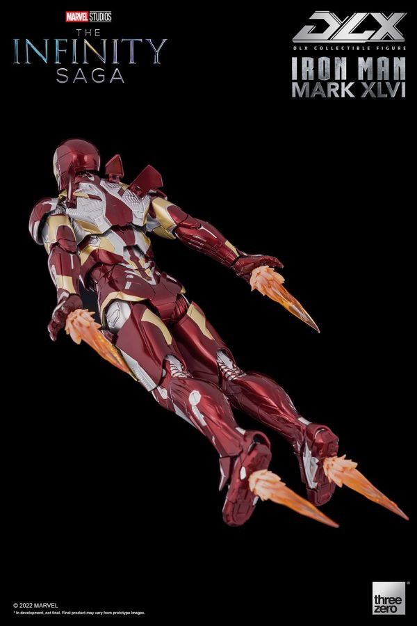 THREEZERO DLX 鋼鐵人 Mark 46 17.5cm 可動公仔 預購 