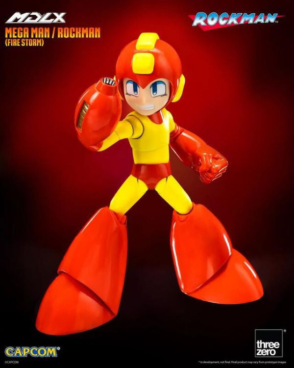 threezero MDLX 洛克人 火焰風暴 可動完成品 