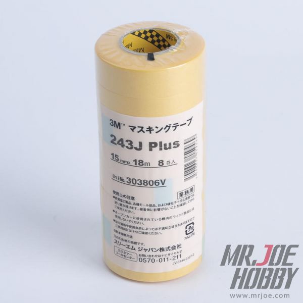 3M 遮蓋膠帶 15mm 整卷8入 黏度低 