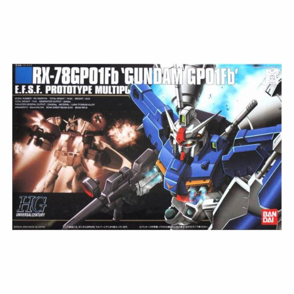 萬代 BANDAI 1/144 HGUC #18 鋼彈試作一號機 全方位推進裝備 GP01Fb 組裝模型 