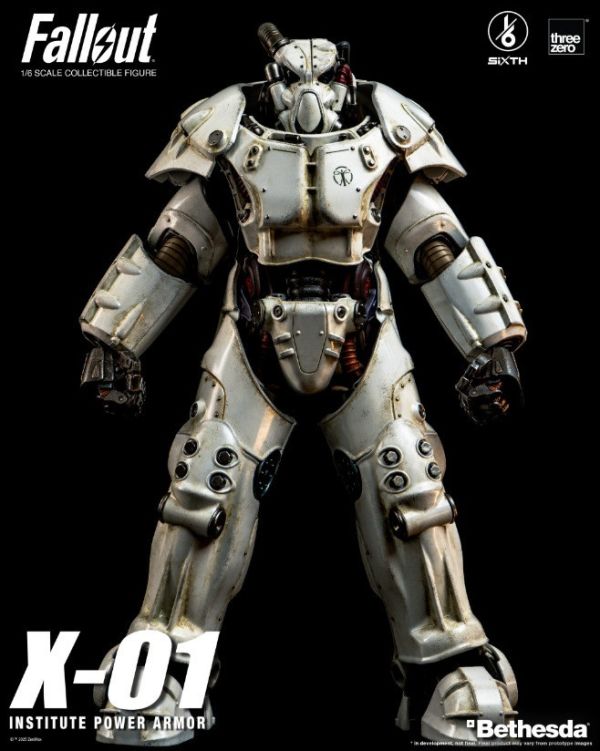 預購26年Q1 THREE ZERO 1/6 異塵餘生 X-01 學院動力裝甲 