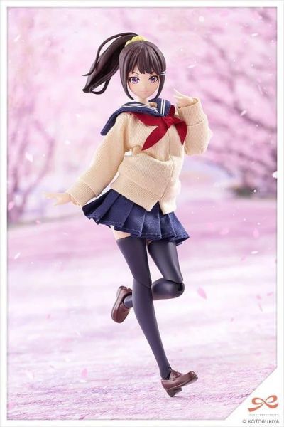 預購12月 壽屋 1/10 創彩少女庭園 穿衣系列 結城圓 桃櫻高中 冬裝 組裝 一般版 