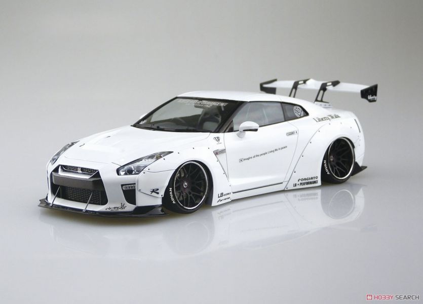 青島社 AOSHIMA 1/24  Liberty Walk NO.11 LB Works R35 GT-R type1.5 組裝模型 