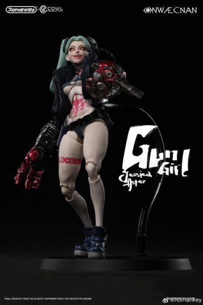 1/12 RomankeyxCowl 槍女 杰西卡 可動公仔 豪華版 