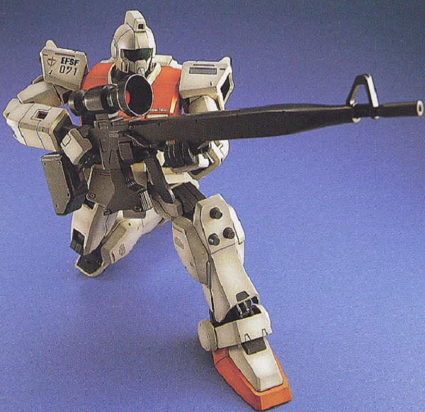 萬代 BANDAI 1/100 鋼彈模型 MG 陸戰型吉姆 組裝模型 