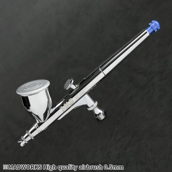 MADWORKS M-202+ 雙動式噴筆 0.5mm <加固噴嘴螺牙及增加O環氣密> 