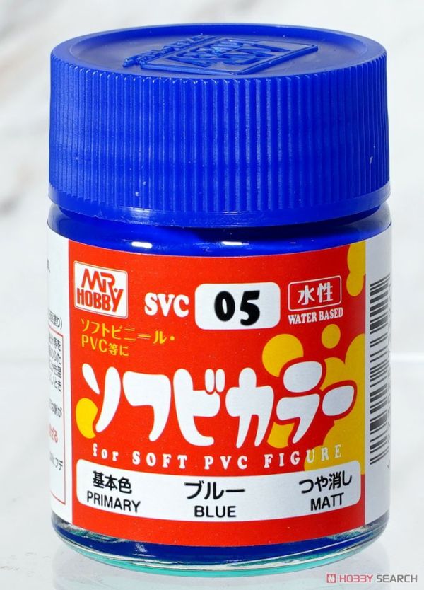 郡氏 GSI 水性漆 SVC系列 軟膠專用水性漆 18ml 