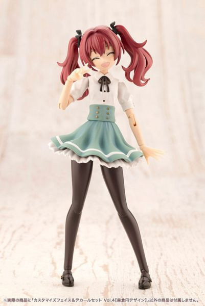 壽屋 KOTOBUKIYA 1/10 創彩少女庭園 自訂臉部＆水貼套組 Vol.4 森倉圓設計 