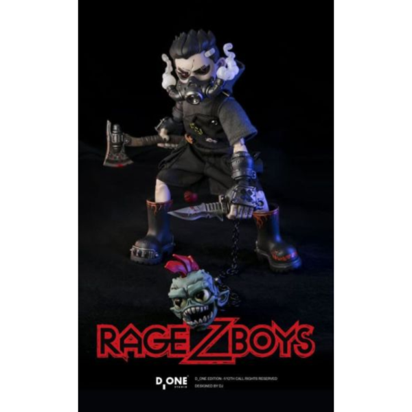 預購26年6月 D_ONE工作室 RAGE-ZBOYS系列 1/12 可動 牙仔 失控版 