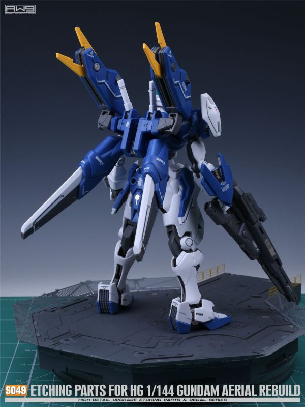鋼魂 AW S049 萬代 1/144 HG 風靈鋼彈修改型 水星的魔女 蝕刻片組 附水貼 
