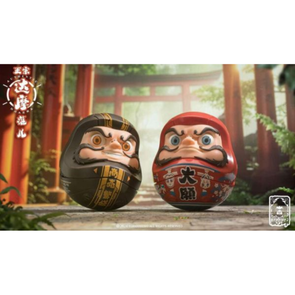 猿行師 紅色大願達摩 DM-001 & 黑色商売繁盛達摩 DM-002 & 套裝DM-003 