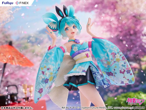 預購25年9月 F:NEX 初音未來 和風兔女郎 1/7 PVC完成品 