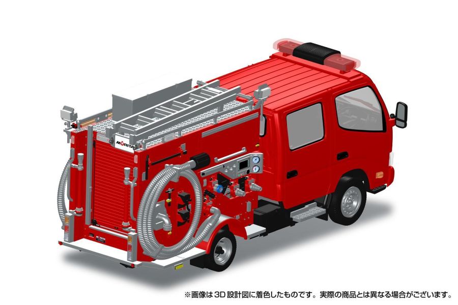 預購27年1月 青島社 樂Pla 1/32 Morita Miracle Light 消防車 CD-I型 