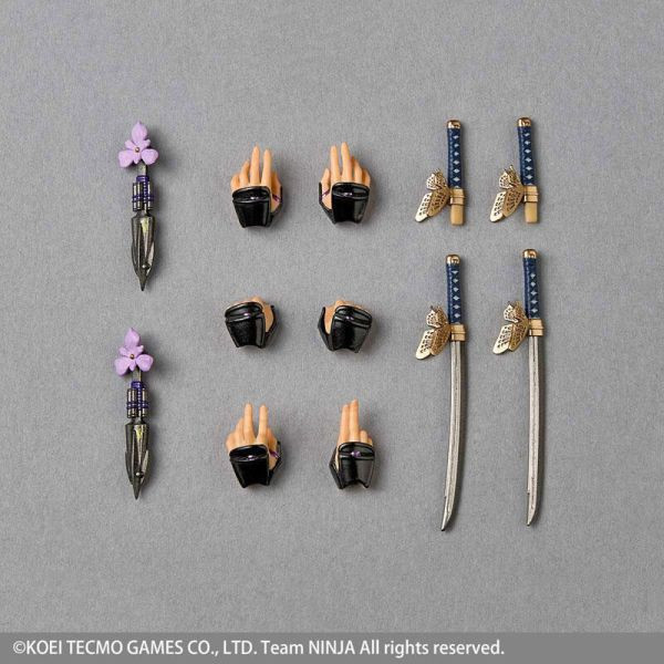 海洋堂 驚奇山口式 忍者龍劍傳 生死格鬥 綾音 可動完成品 