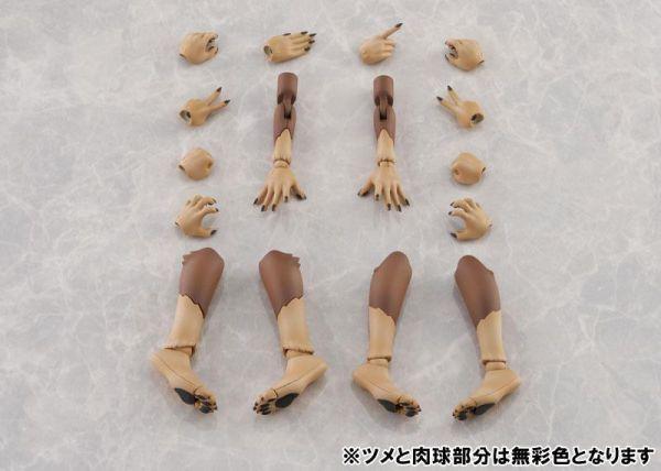 青島 AOSHIMA KEMOPLA 獸普拉 KO-02RJW 四肢零件組01 日本狼色 