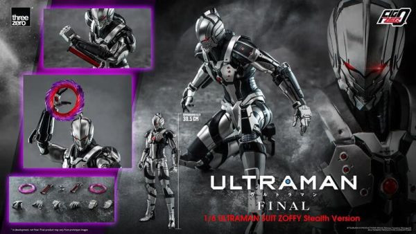threezero FigZero 超人力霸王 機動奧特曼裝甲 佐菲 潛行版 1/6 