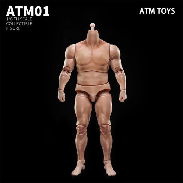 預購7-9月 ATM TOYS 1/6 ATM01 升級版 強壯版男性兵人素體 