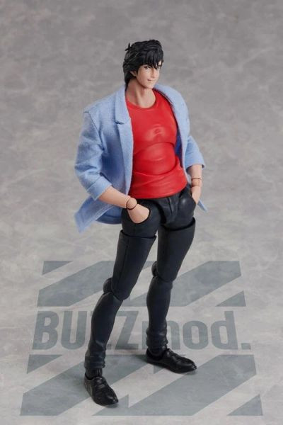現貨 ANIPLEX 代理版 1/12 BUZZmod.電影版城市獵人 天使之淚 冴羽獠 可動公仔 