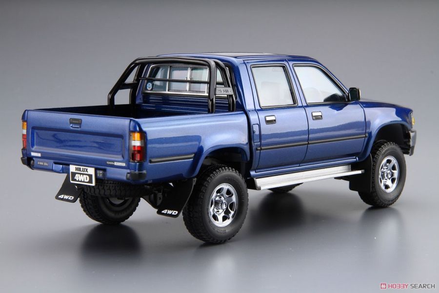 青島社 AOSHIMA 1/24 汽車模型 豐田 LN107 HILUX 雙座駕駛室 4WD 