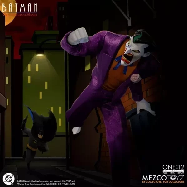 預購26年7月 MEZCO Collective 蝙蝠俠：動畫系列 小丑 可動 