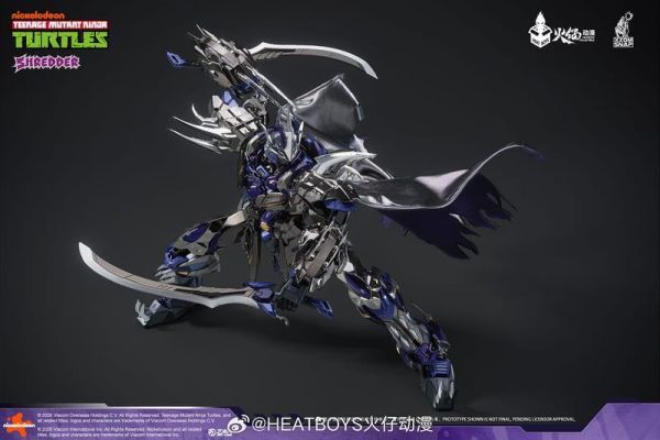 預購27年6月 HEATBOYS HB0119 忍者龜 施瑞德 電鍍版 合金機甲 可動完成品 