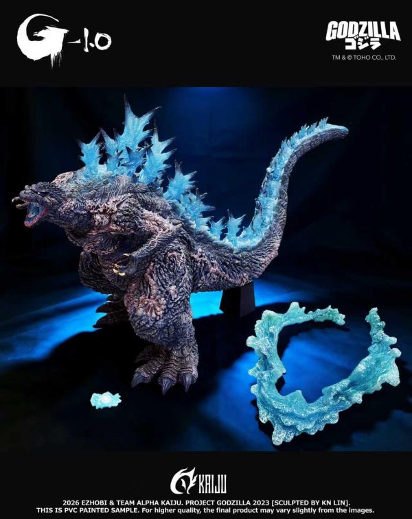 預購26年第四季 (代購)EZHOBI Aks-1.0哥吉拉 絕地吐息（藍色背鰭蓄光） 