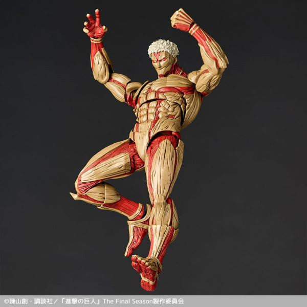 海洋堂 Revoltech 山口式 進擊的巨人 鎧之巨人 可動完成品 