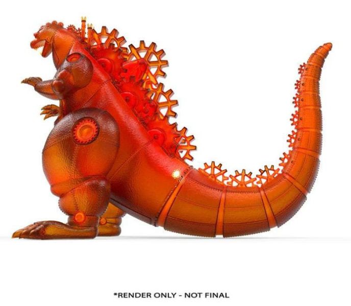 預購26年7月 NECA 哥吉拉 x Doktor A 紅蓮哥吉拉 8吋 不可動 