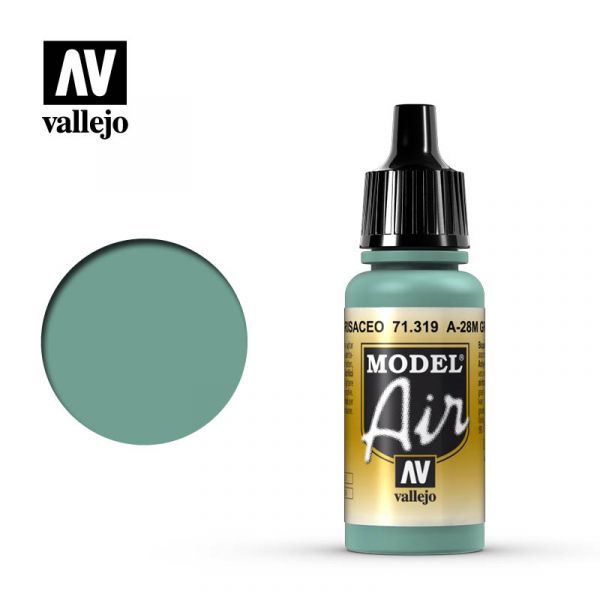 西班牙 Vallejo AV水性漆 Model Air 71319 A-28M 灰藍色 17ml 