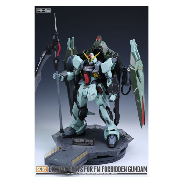 鋼魂 AW9 S55 FM 1/100 禁斷鋼彈 專用蝕刻片 附水貼 