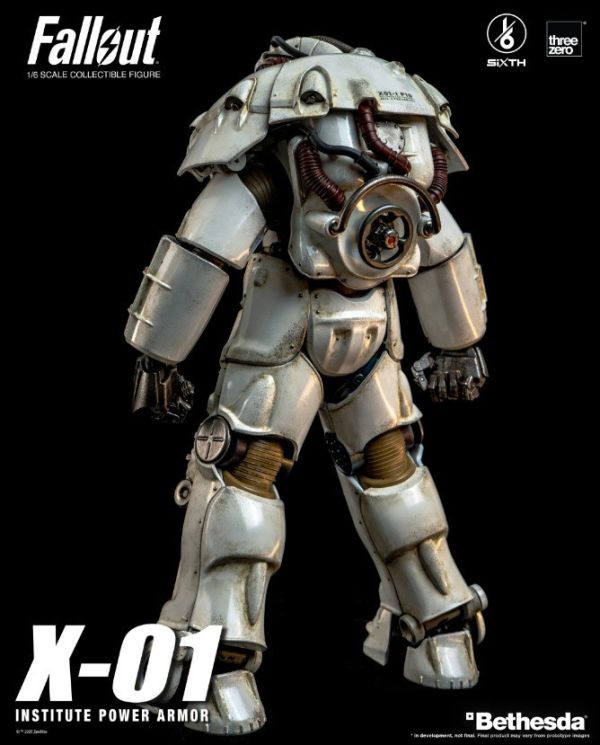 預購26年Q1 THREE ZERO 1/6 異塵餘生 X-01 學院動力裝甲 