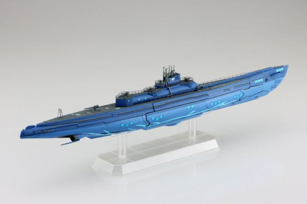 青島 1/350 蒼藍鋼鐵戰艦 潛水艦 伊401 組裝模型 G0617 